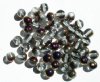 25 8mm Transparent Crystal Azuro Round Glass Beads